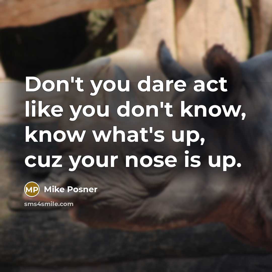 “Don't you dare act like you don't know, know what's…” quote by Mike Posner