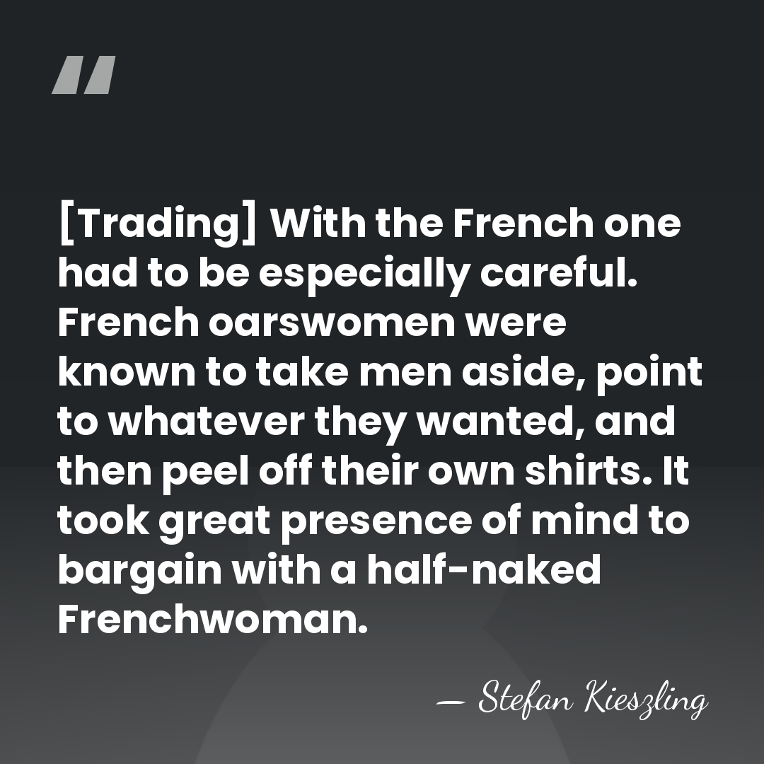 [Trading] With the French one had to be especially careful. French oarswomen&hellip; - Stefan Kieszling
