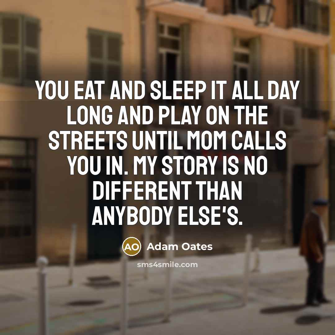 “You eat and sleep it all day long and play…” quote by Adam Oates