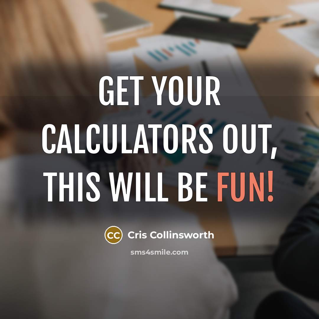 “Get your calculators out, this will be fun!…” quote by Cris Collinsworth