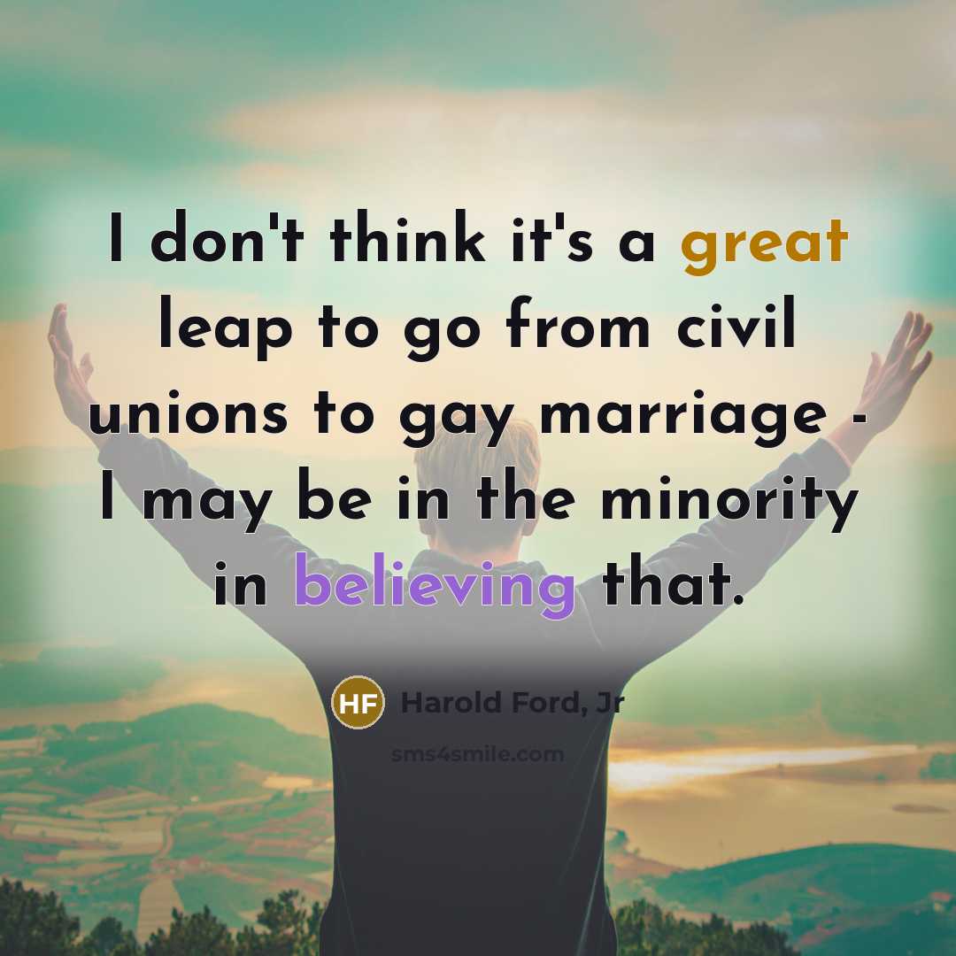 “I don't think it's a great leap to go from…” quote by Harold Ford, Jr