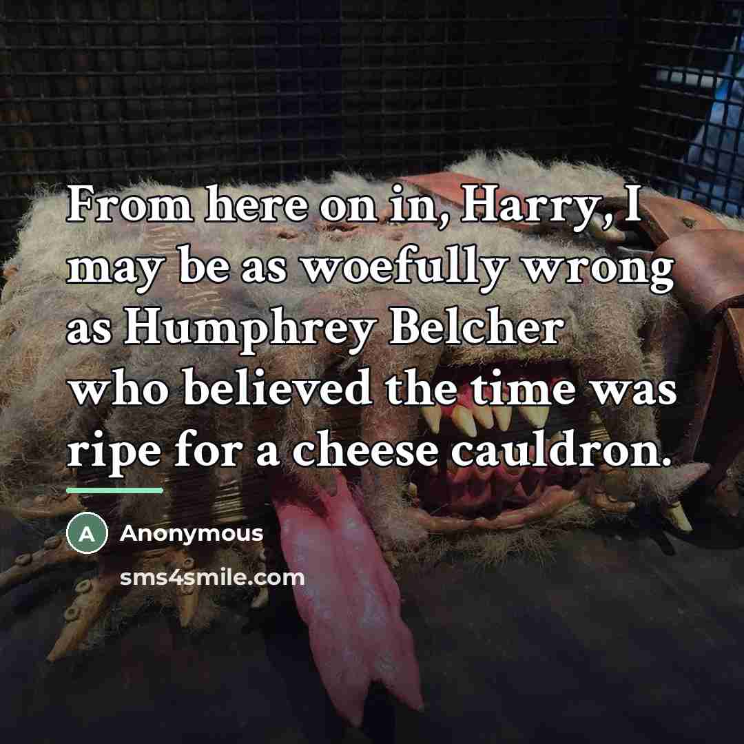 “From here on in, Harry, I may be as woefully…” quote by Anonymous