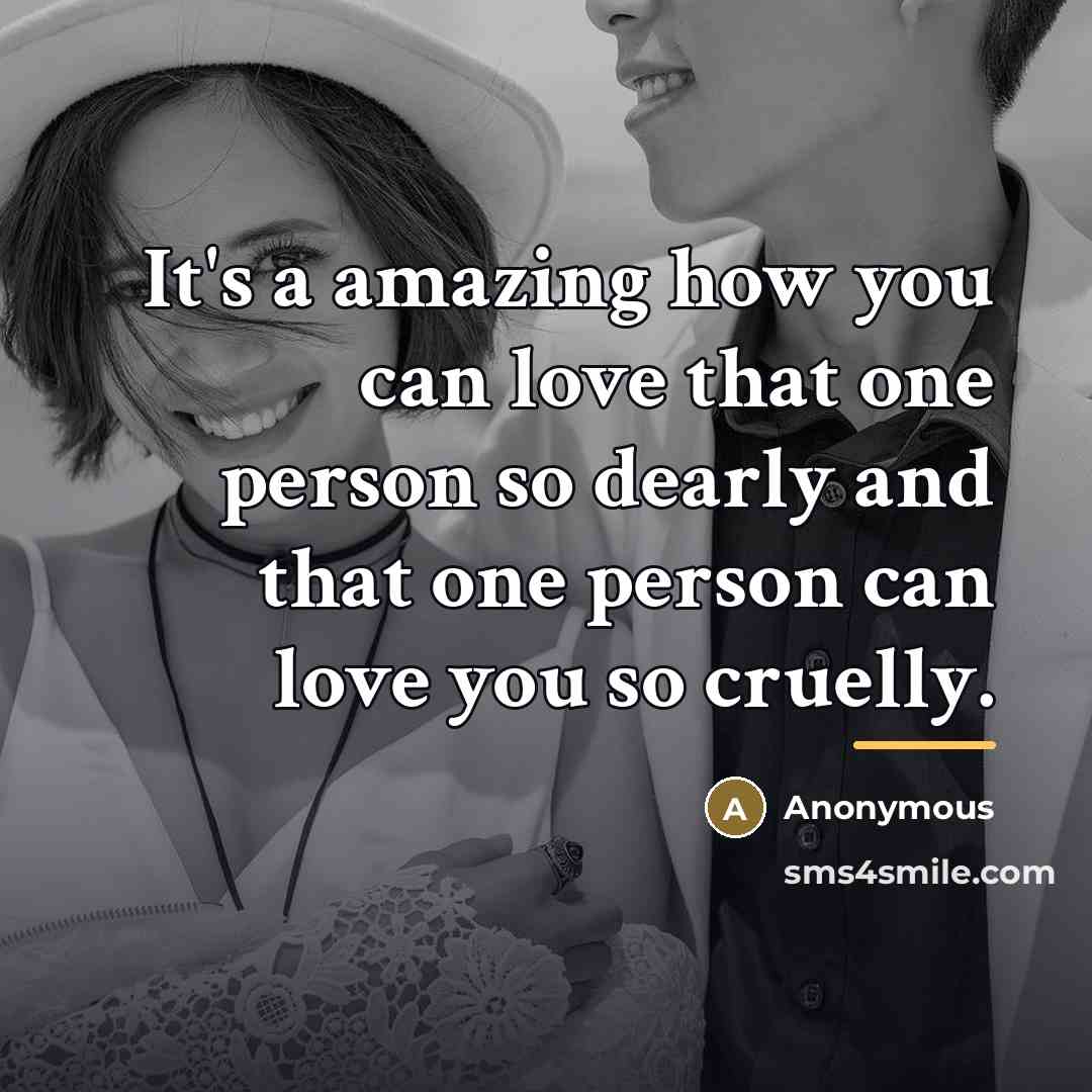 “It's a amazing how you can love that one person…” quote by Anonymous