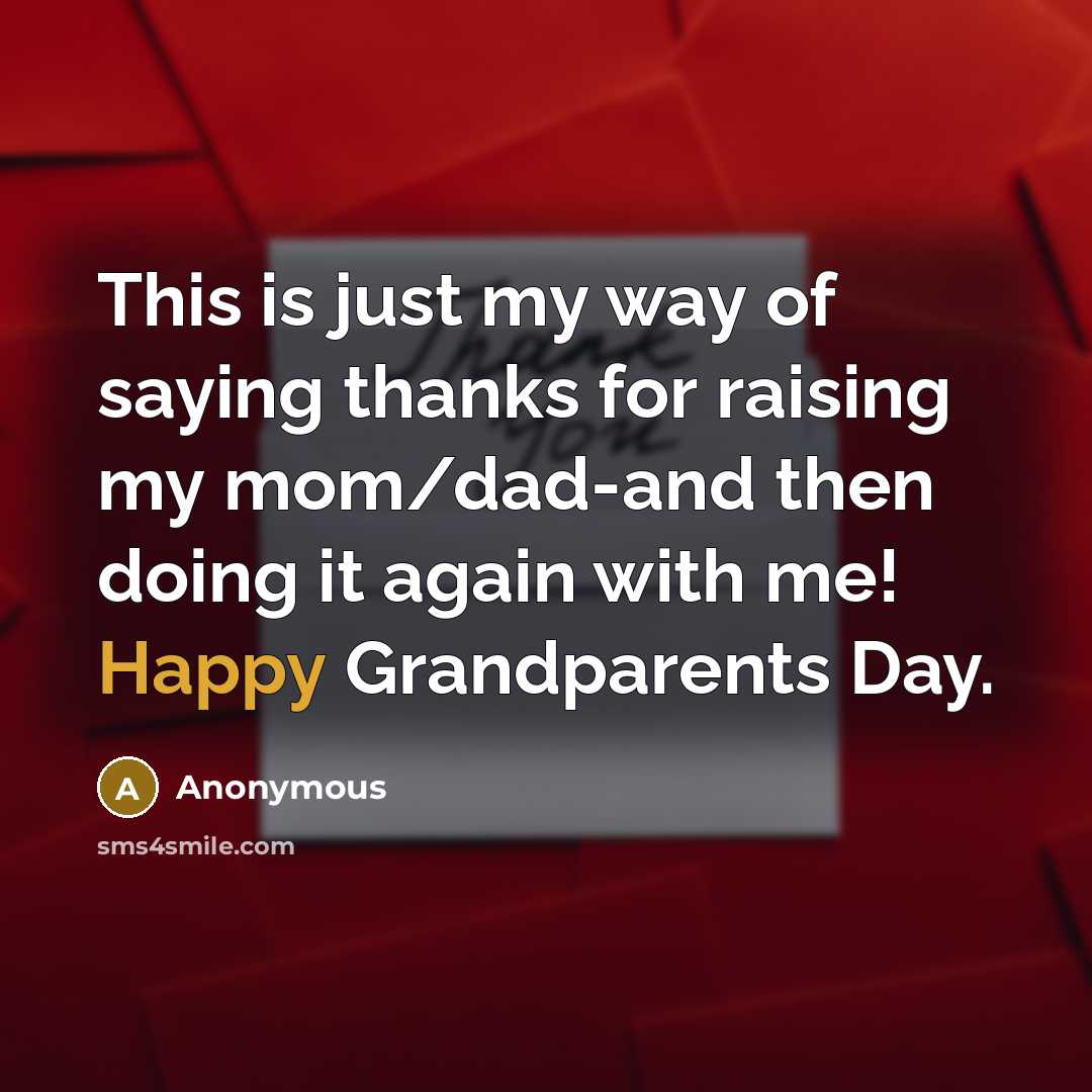 “This is just my way of saying thanks for raising…” quote by Anonymous