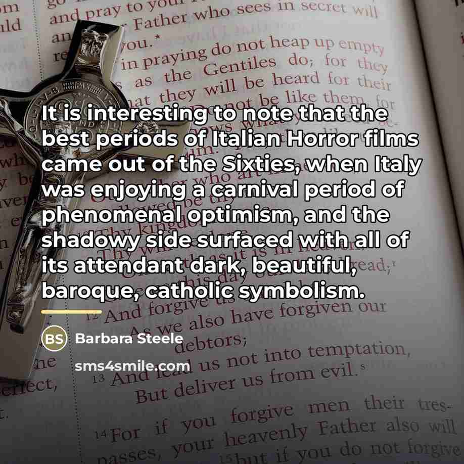 “It is interesting to note that the best periods of…” quote by Barbara Steele