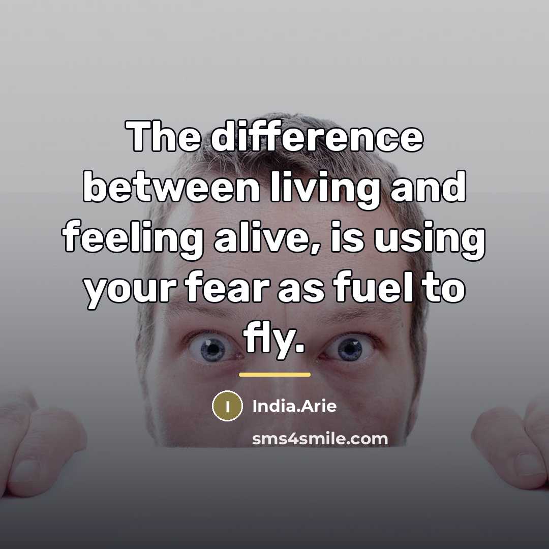 “The difference between living and feeling alive, is using your…” quote by India.Arie
