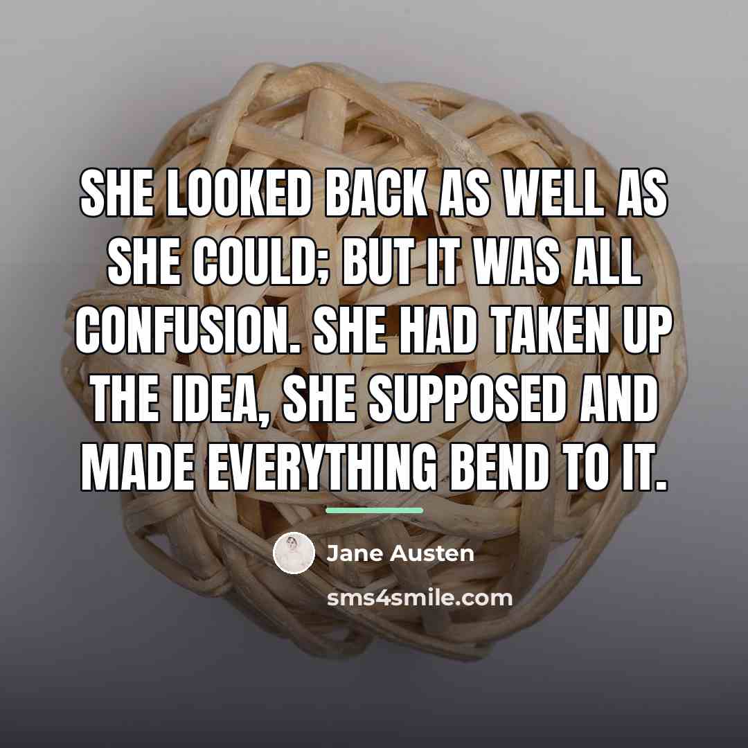 “She looked back as well as she could; but it…” quote by Jane Austen