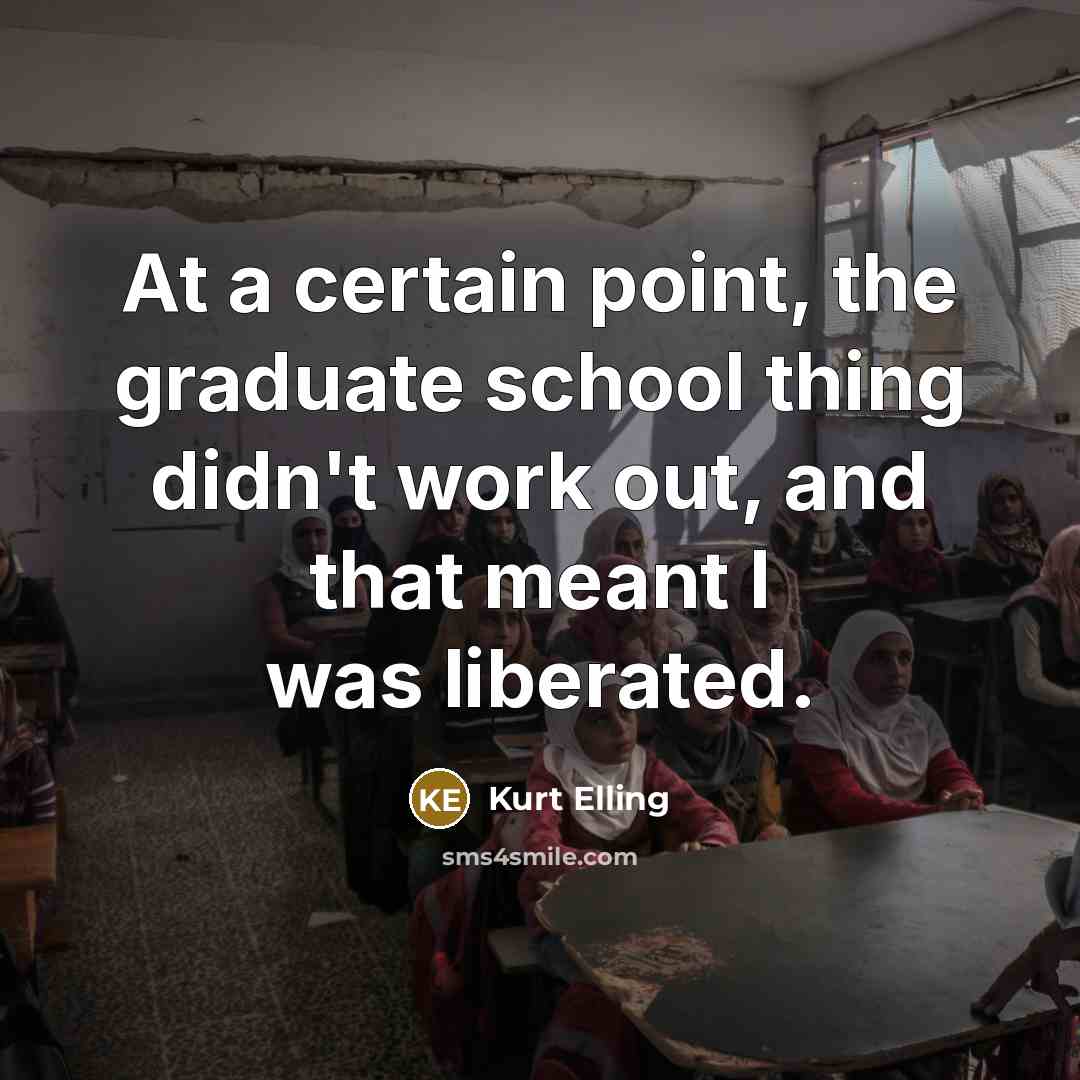 “At a certain point, the graduate school thing didn't work…” quote by Kurt Elling