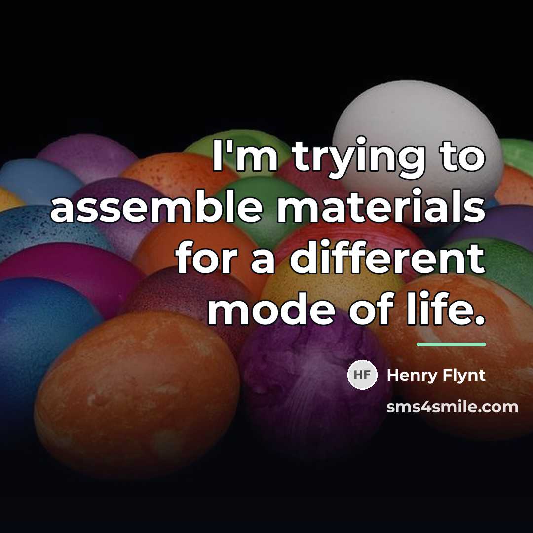 “I'm trying to assemble materials for a different mode of…” quote by Henry Flynt