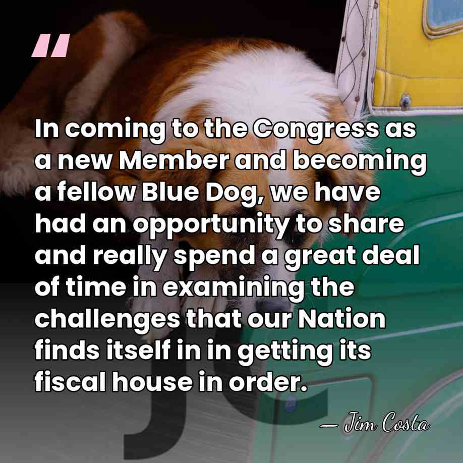 In coming to the Congress as a new Member and becoming a&hellip; - Jim Costa