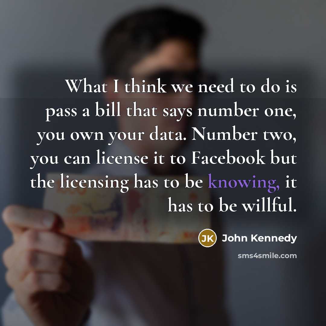 “What I think we need to do is pass a…” quote by John Kennedy