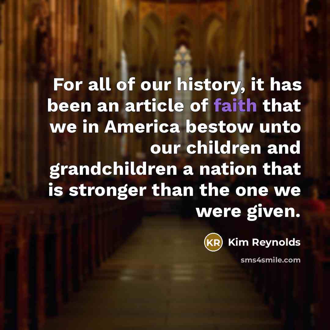 “For all of our history, it has been an article…” quote by Kim Reynolds