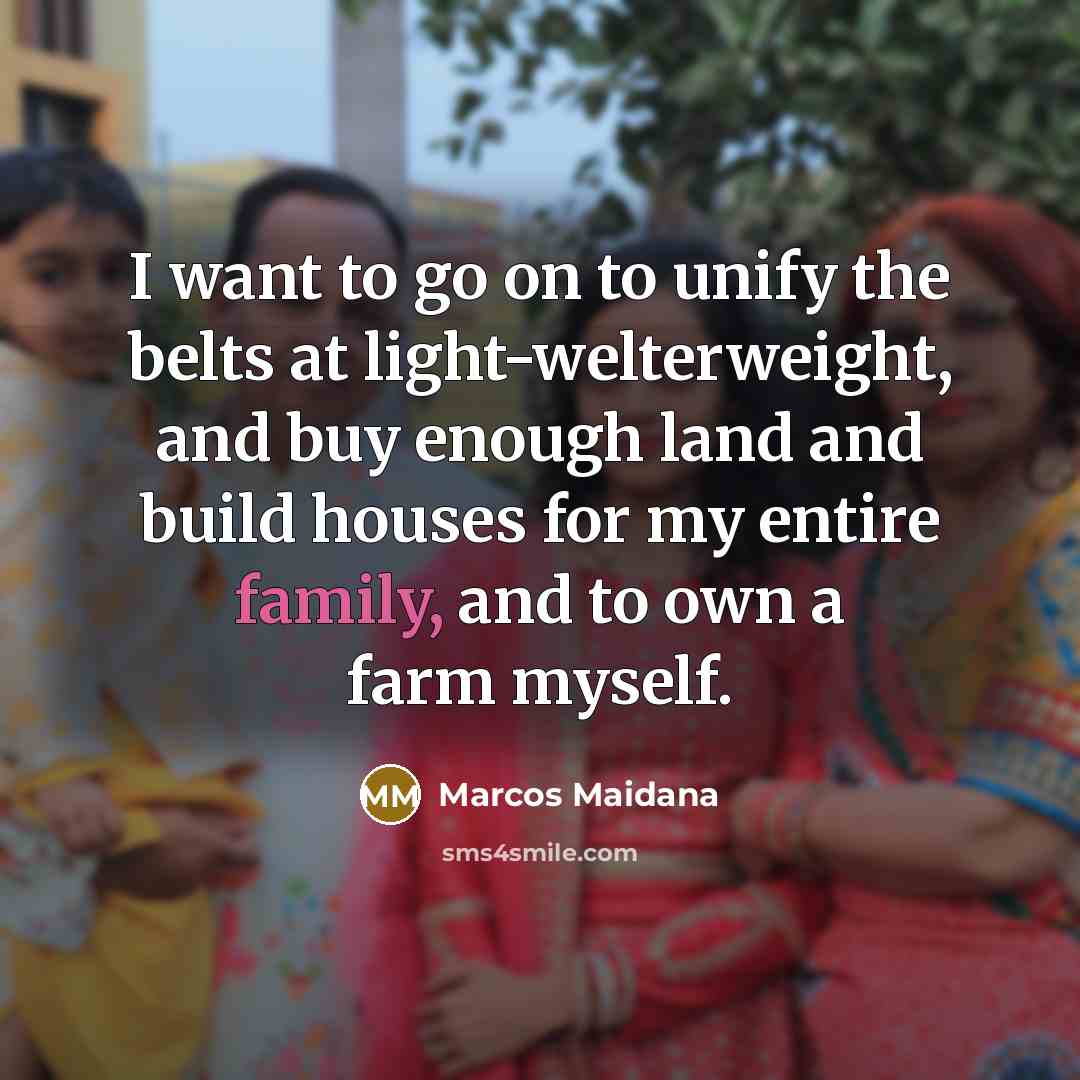 “I want to go on to unify the belts at…” quote by Marcos Maidana