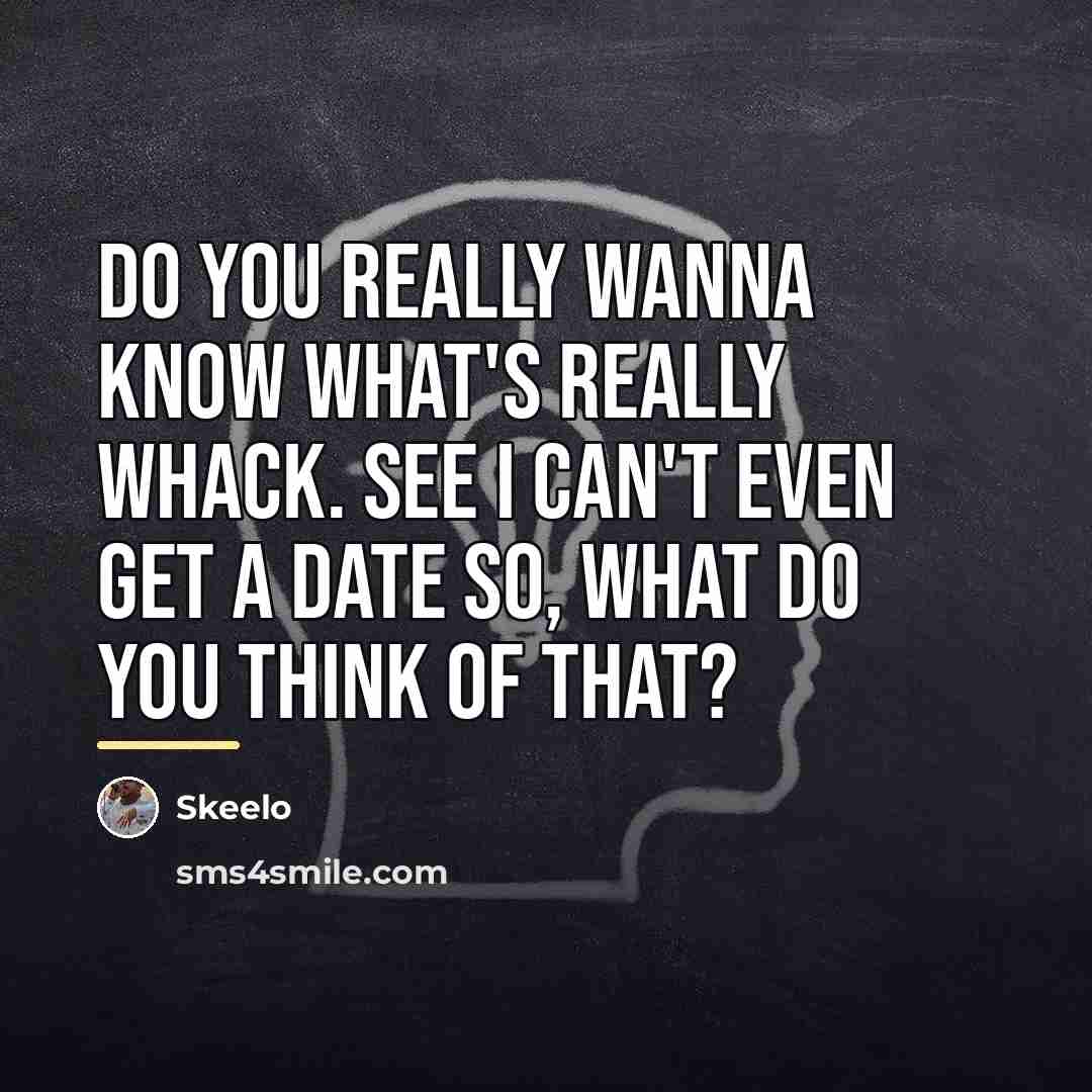 “Do you really wanna know what's really whack. See I…” quote by Skeelo