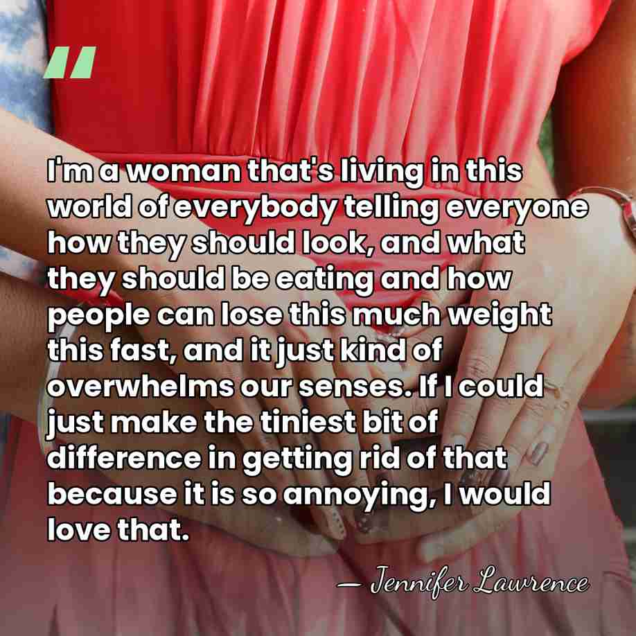 I'm a woman that's living in this world of everybody telling everyone&hellip; - Jennifer Lawrence