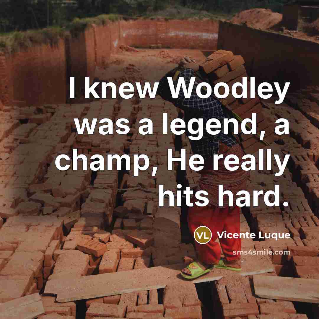 “I knew Woodley was a legend, a champ, He really…” quote by Vicente Luque