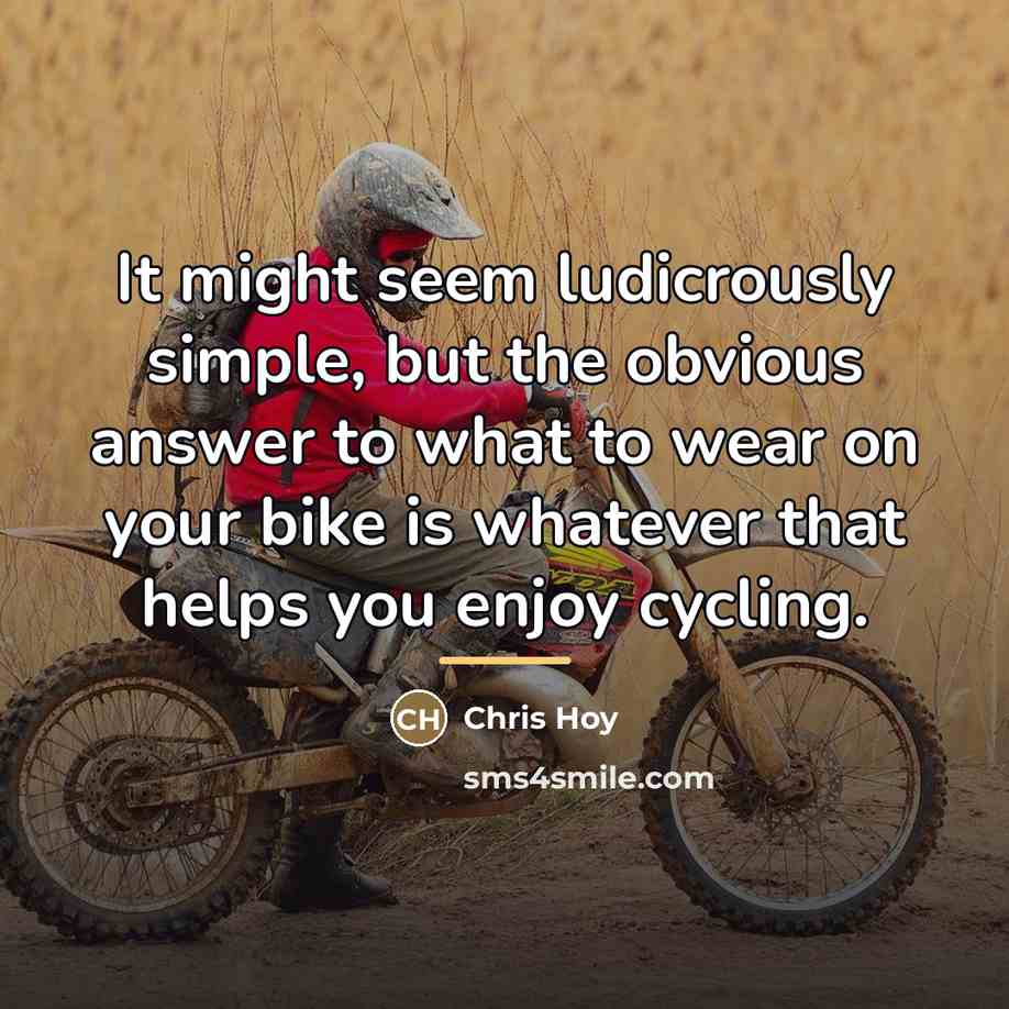 “It might seem ludicrously simple, but the obvious answer to…” quote by Chris Hoy