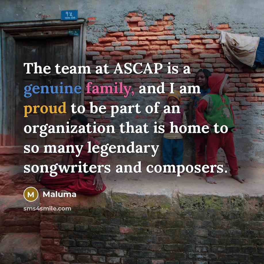 “The team at ASCAP is a genuine family, and I…” quote by Maluma