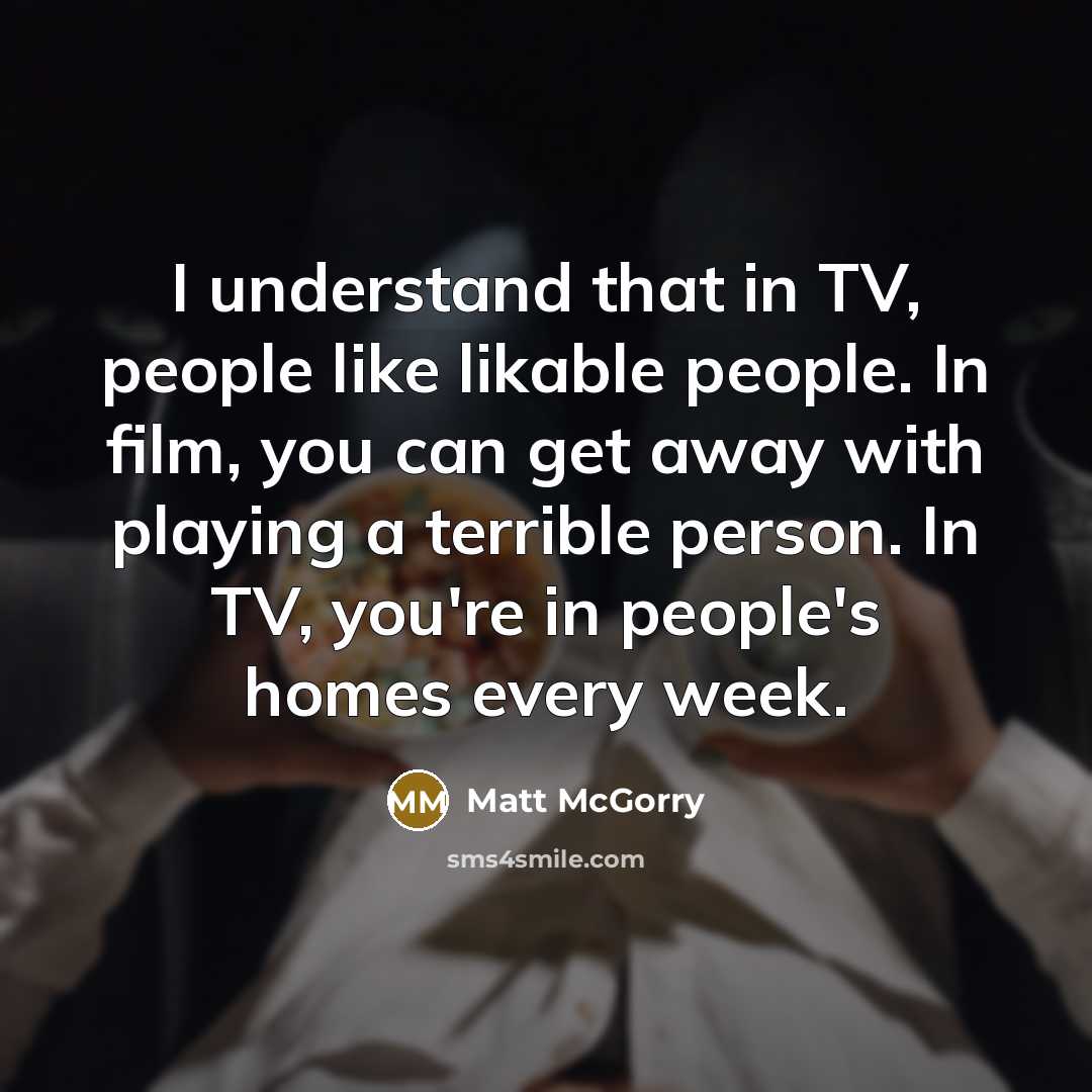 “I understand that in TV, people like likable people. In…” quote by Matt McGorry