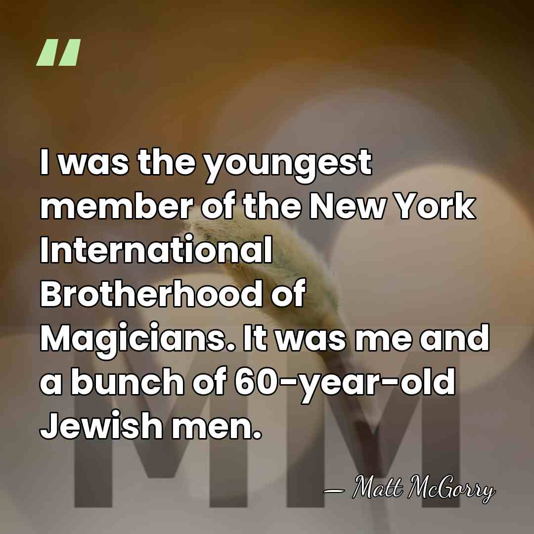 I was the youngest member of the New York International Brotherhood of&hellip; - Matt McGorry