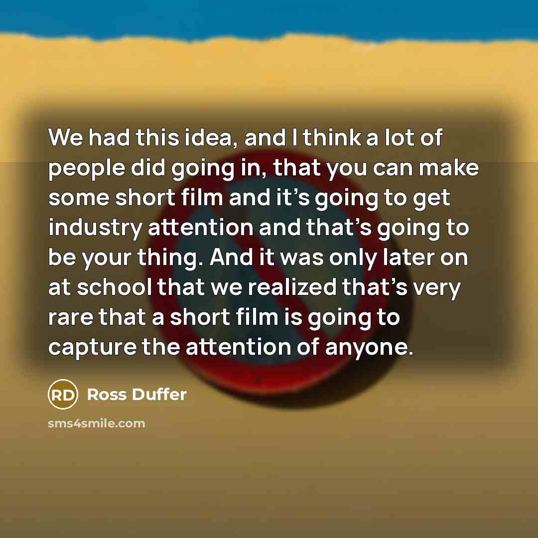 “We had this idea, and I think a lot of…” quote by Ross Duffer