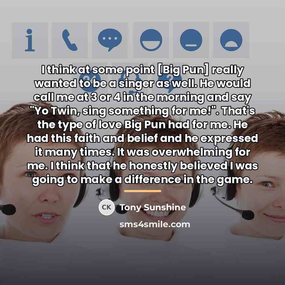 “I think at some point [Big Pun] really wanted to…” quote by Tony Sunshine