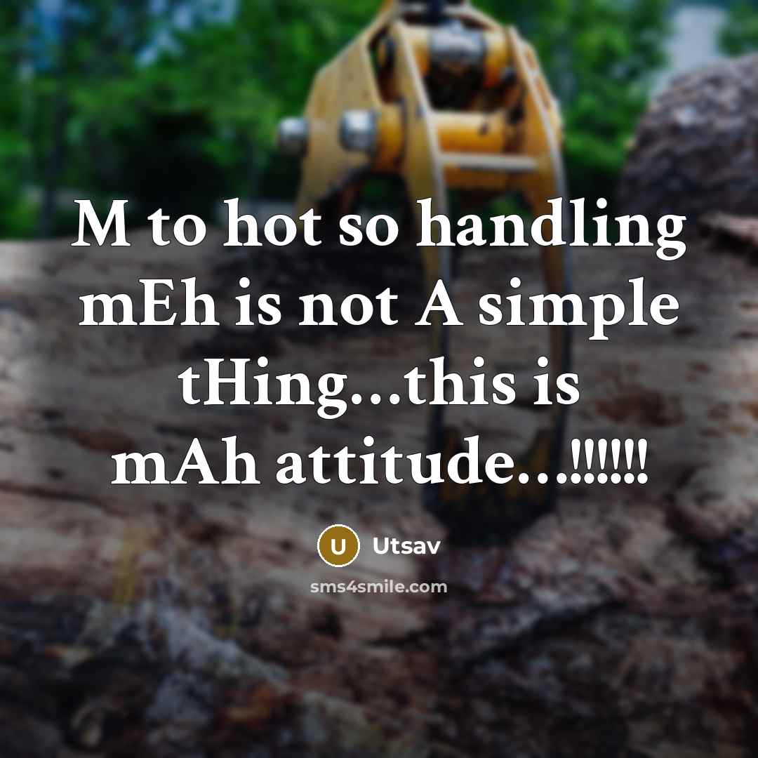 “M to hot so handling mEh is not A simple…” quote by Utsav