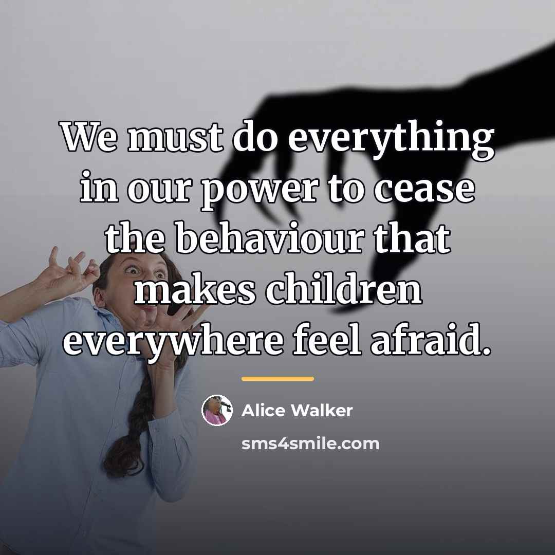 “We must do everything in our power to cease the…” quote by Alice Walker