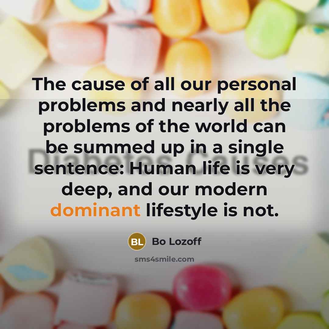 “The cause of all our personal problems and nearly all…” quote by Bo Lozoff