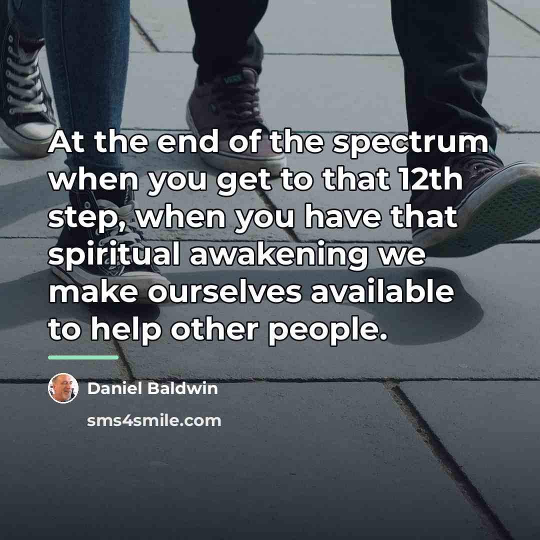 “At the end of the spectrum when you get to…” quote by Daniel Baldwin