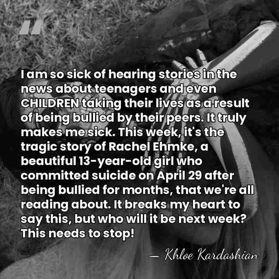 I am so sick of hearing stories in the news about teenagers&hellip; - Khloe Kardashian