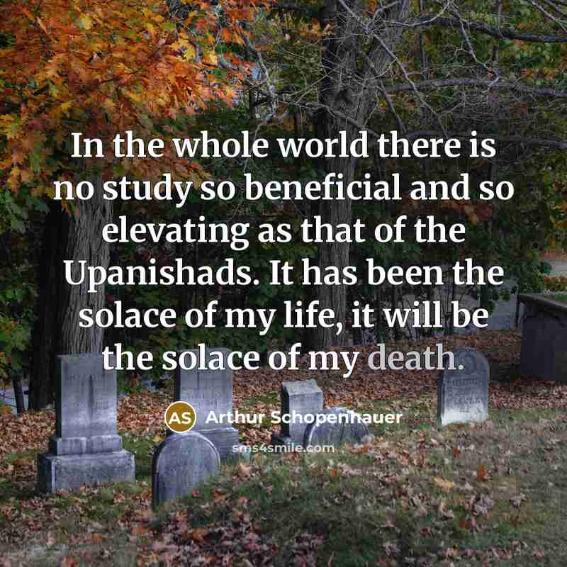 “In the whole world there is no study so beneficial…” quote by Arthur Schopenhauer