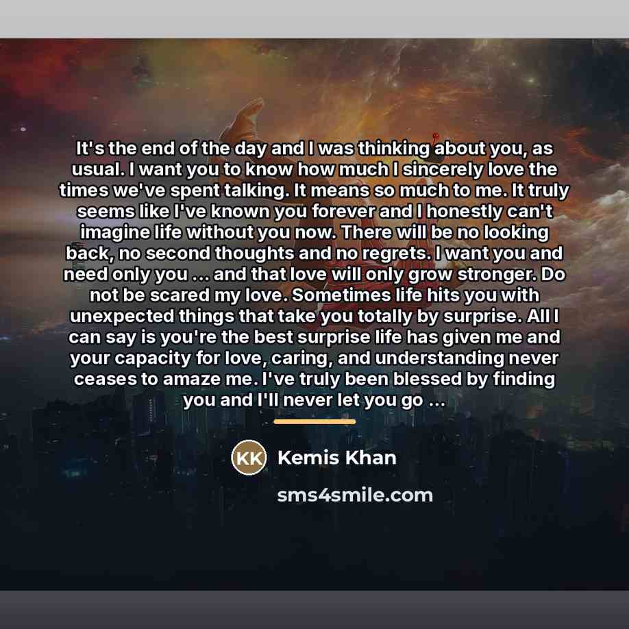 “It's the end of the day and I was thinking…” quote by Kemis Khan