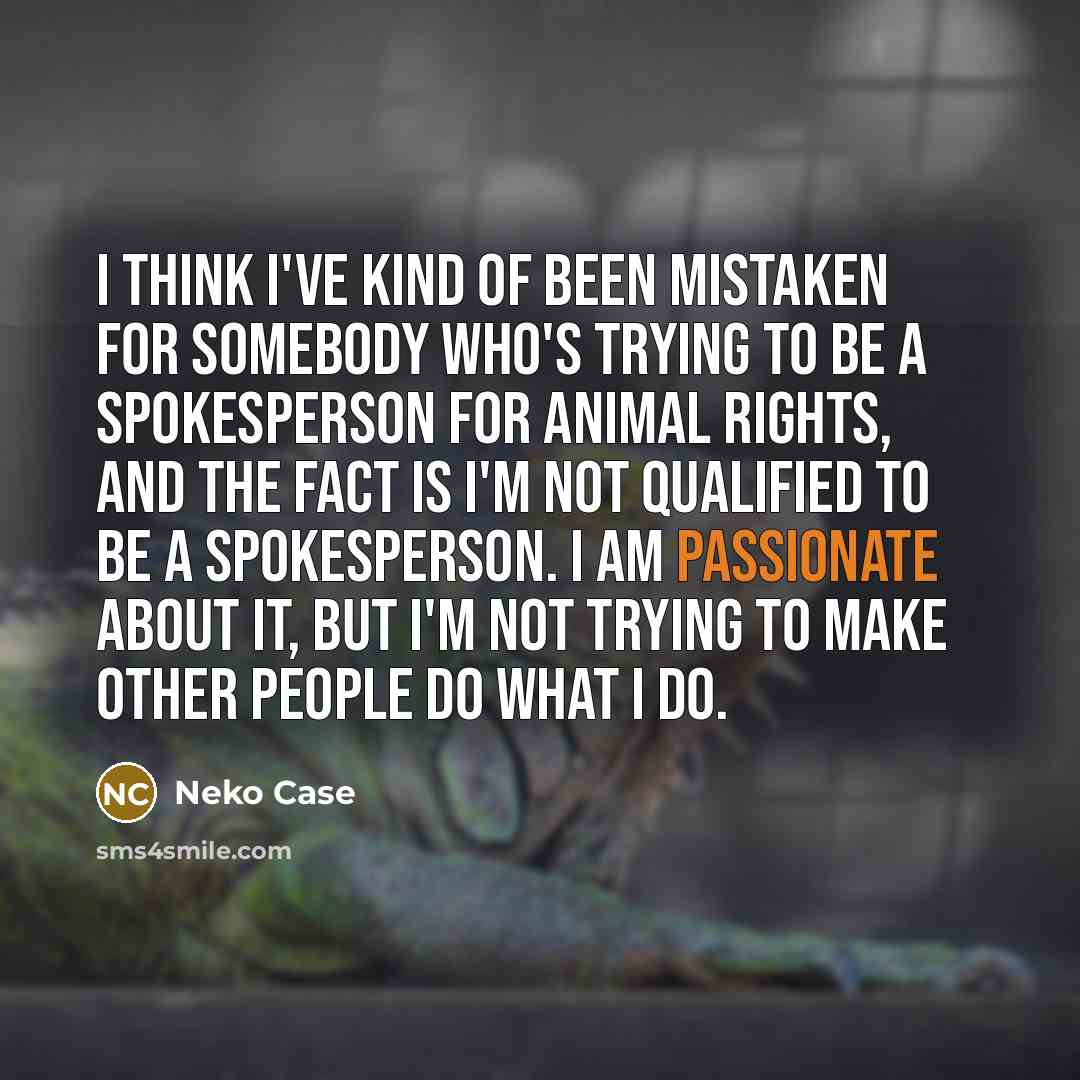 “I think I've kind of been mistaken for somebody who's…” quote by Neko Case