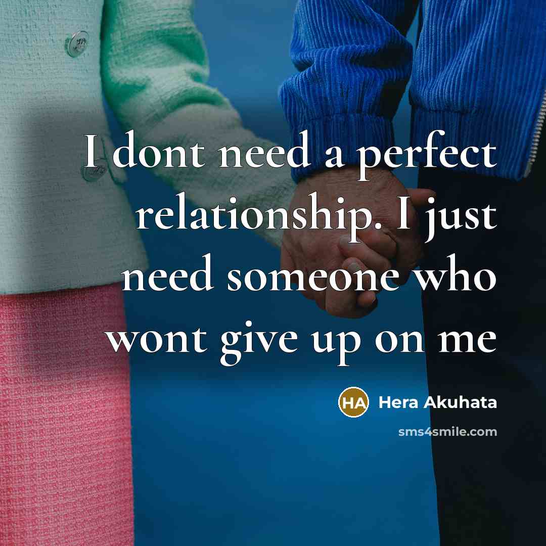 “I dont need a perfect relationship. I just need someone…” quote by Hera Akuhata