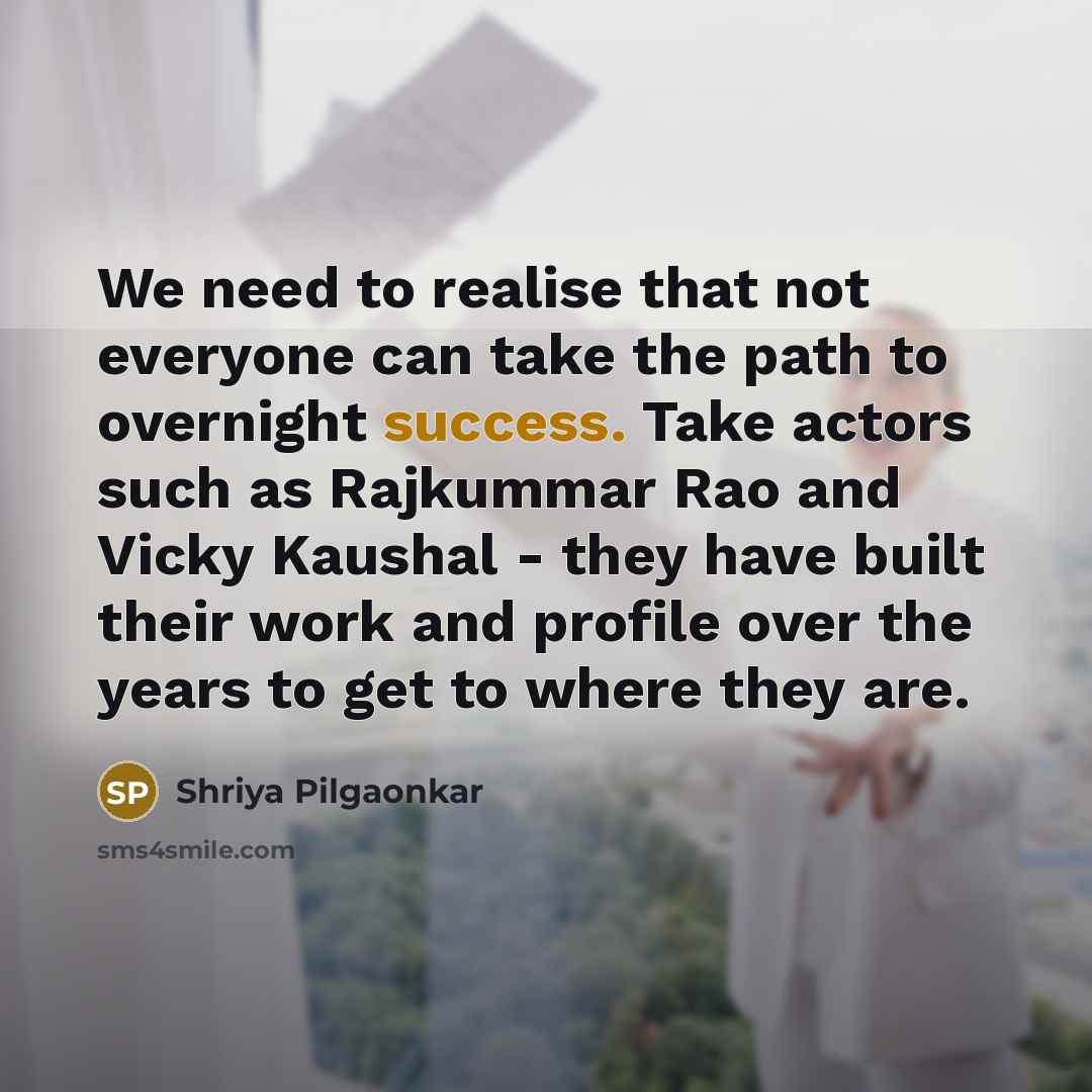 “We need to realise that not everyone can take the…” quote by Shriya Pilgaonkar