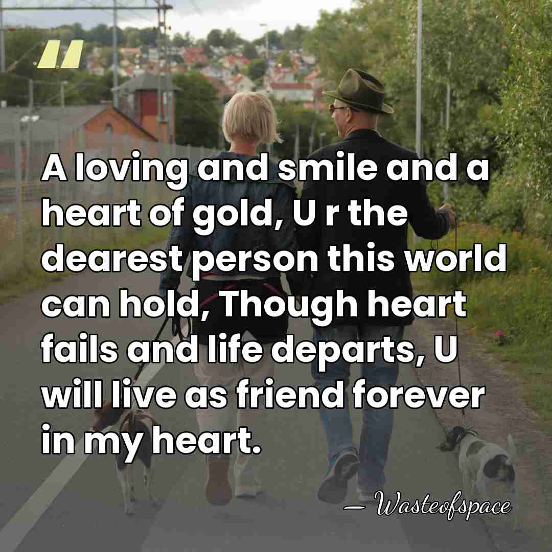 A loving and smile and a heart of gold, U r the&hellip; - Wasteofspace