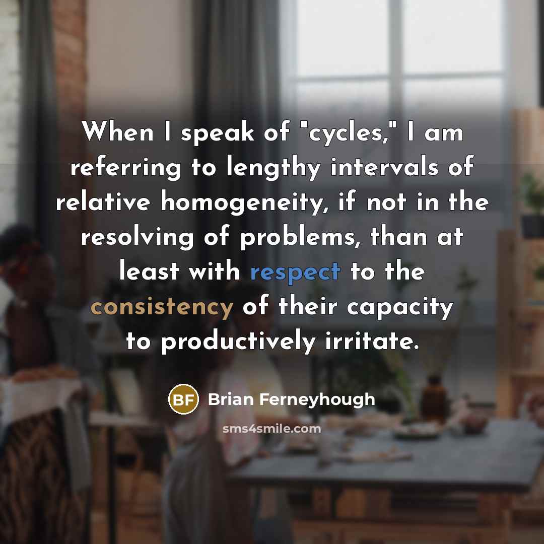 “When I speak of "cycles," I am referring to lengthy…” quote by Brian Ferneyhough