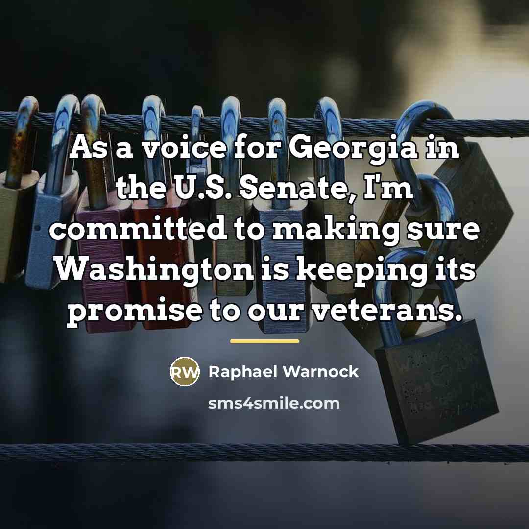 “As a voice for Georgia in the U.S. Senate, I'm…” quote by Raphael Warnock