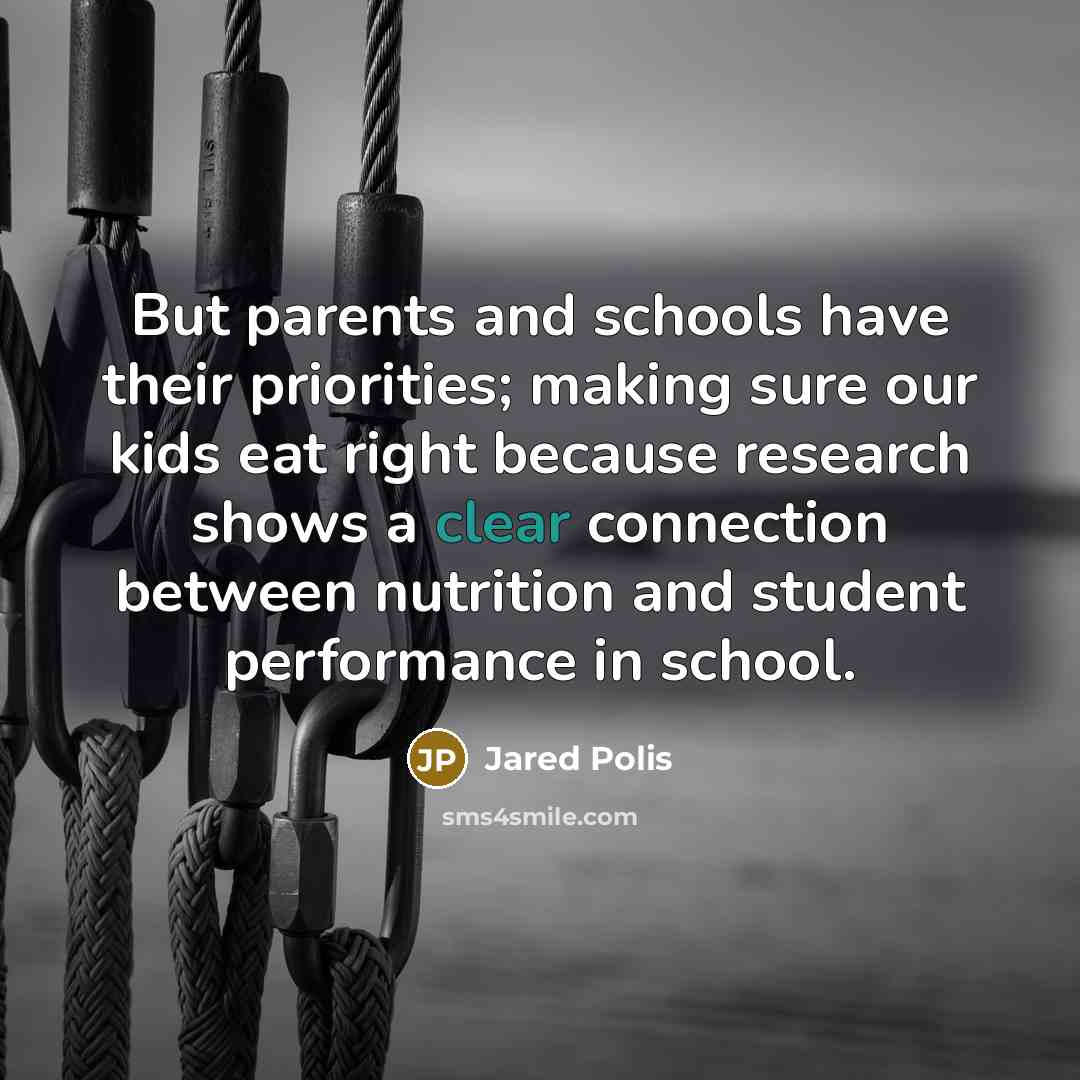 “But parents and schools have their priorities; making sure our…” quote by Jared Polis