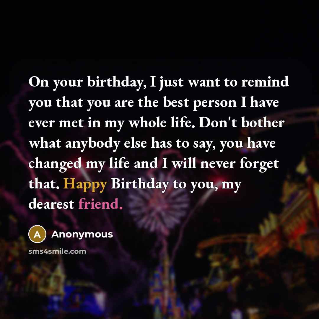 “On your birthday, I just want to remind you that…” quote by Anonymous