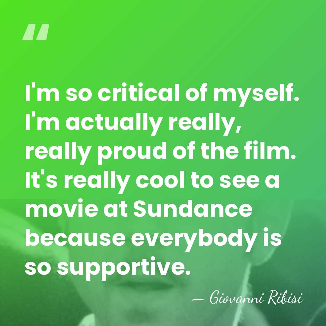 I'm so critical of myself. I'm actually really, really proud of the&hellip; - Giovanni Ribisi