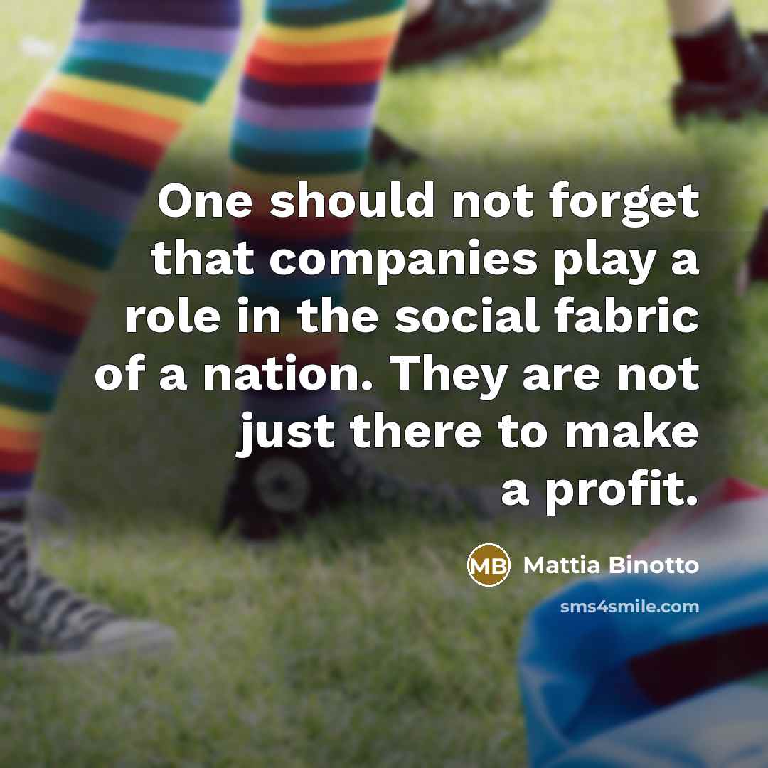 “One should not forget that companies play a role in…” quote by Mattia Binotto