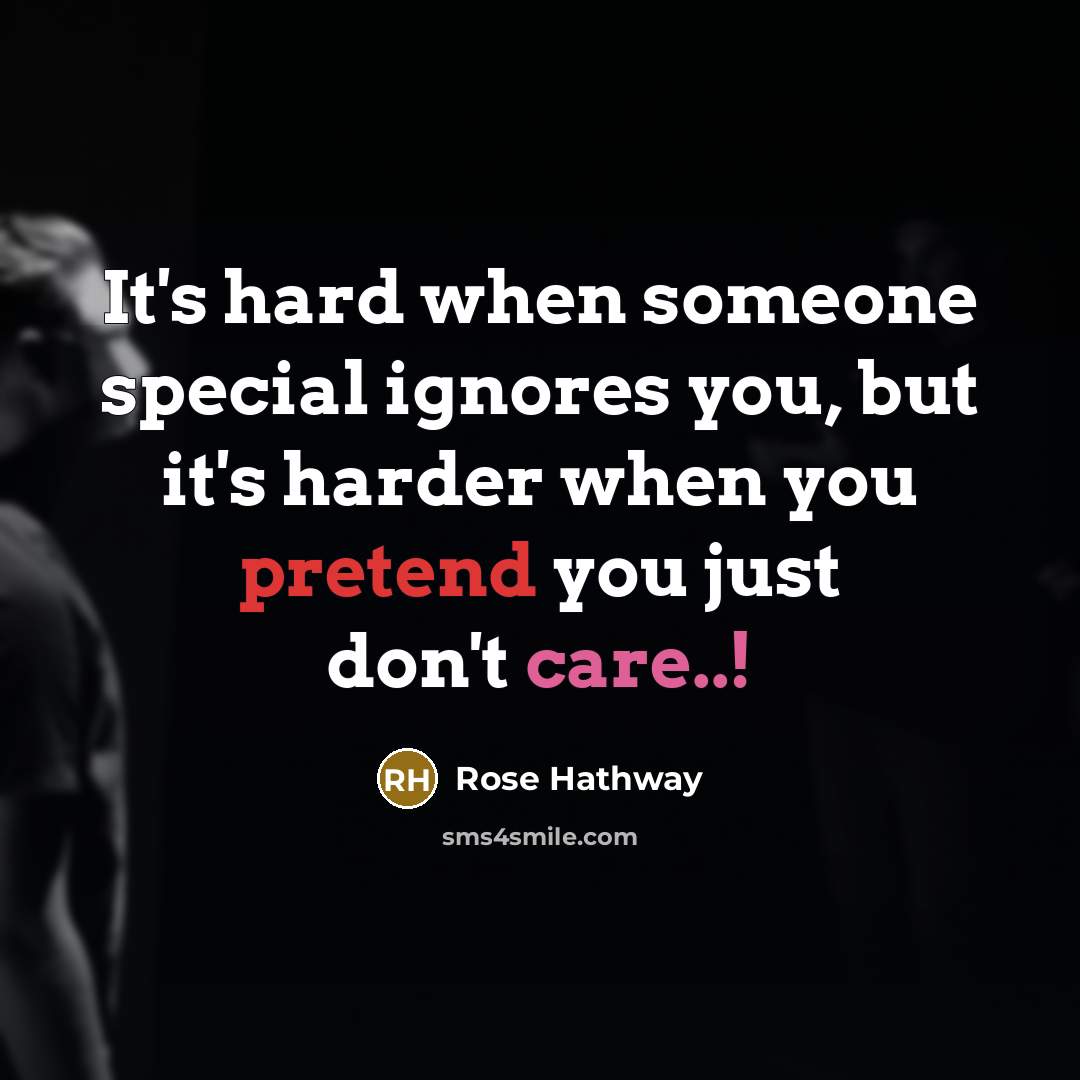 “It's hard when someone special ignores you, but it's harder…” quote by Rose Hathway