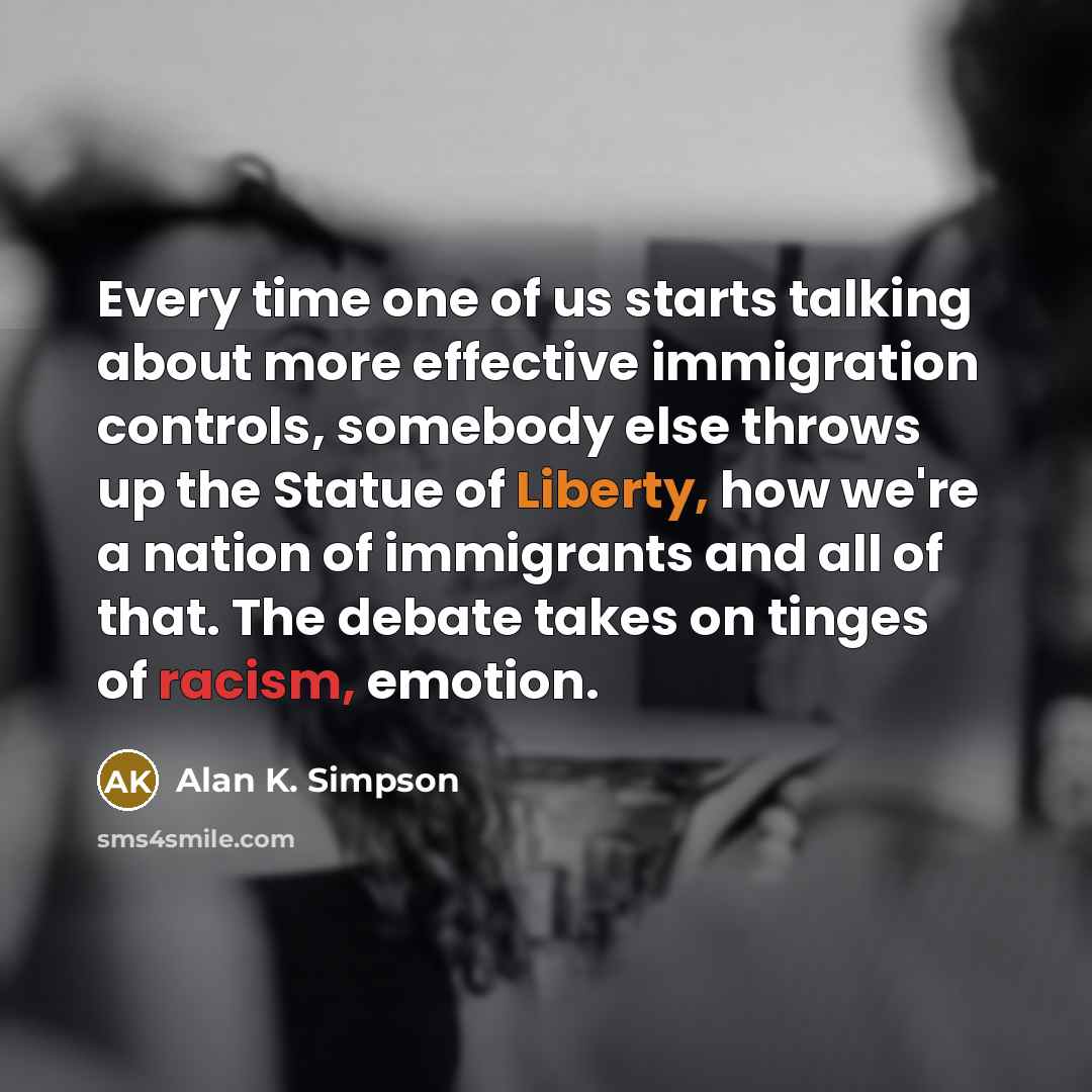 “Every time one of us starts talking about more effective…” quote by Alan K. Simpson