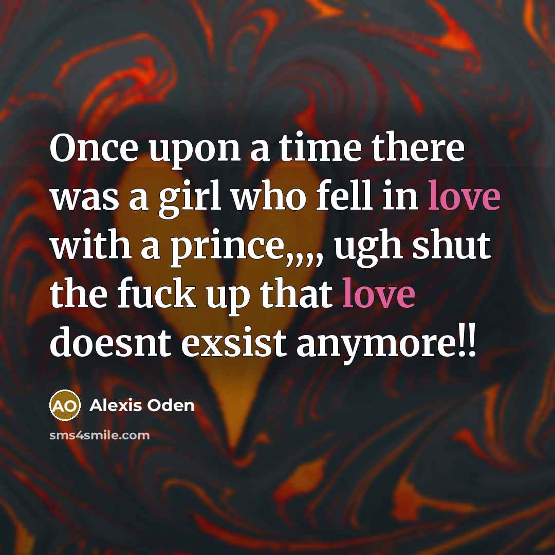 “Once upon a time there was a girl who fell…” quote by Alexis Oden