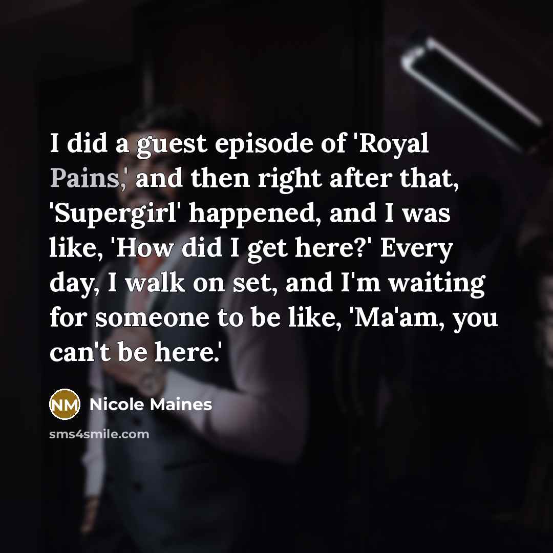 “I did a guest episode of 'Royal Pains,' and then…” quote by Nicole Maines