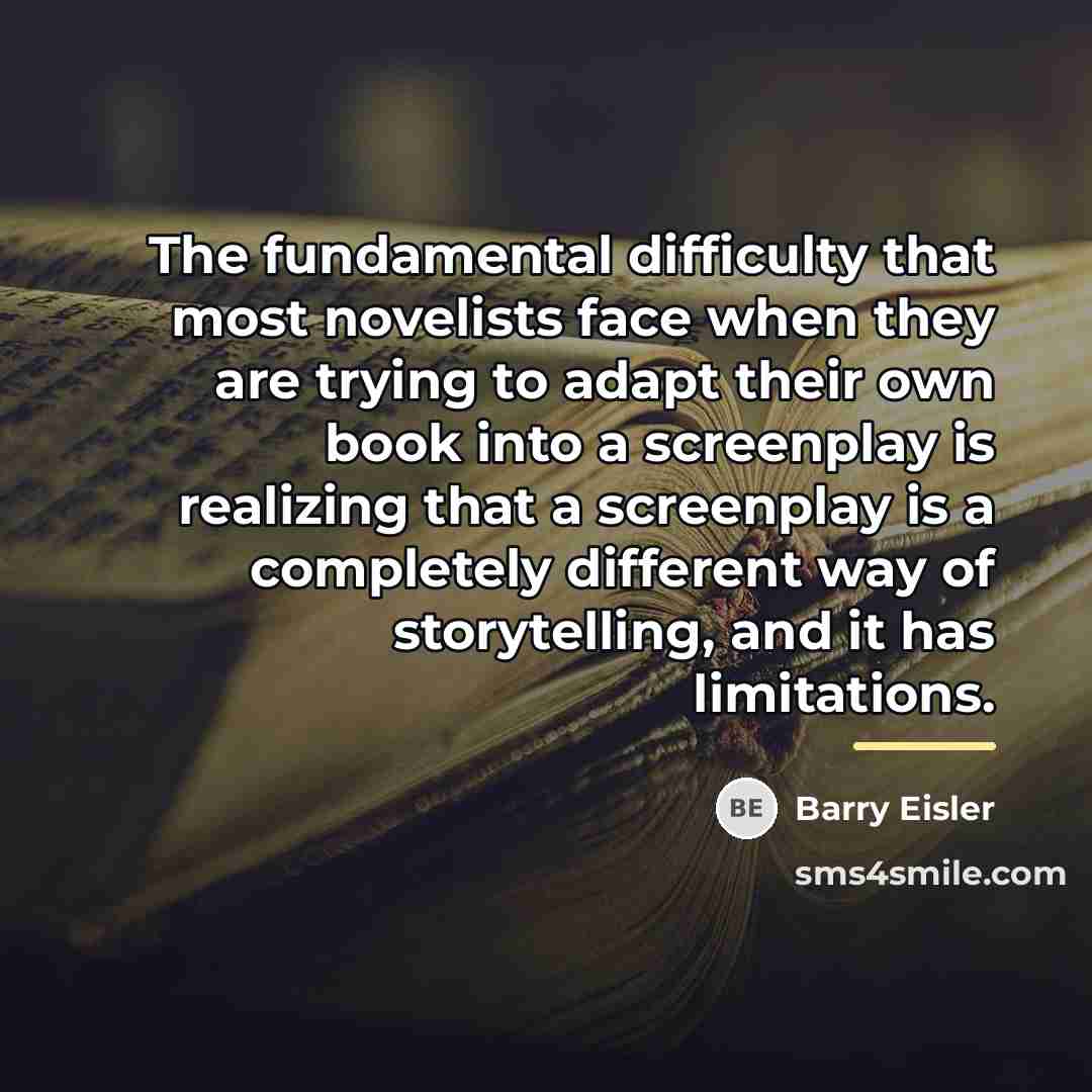 “The fundamental difficulty that most novelists face when they are…” quote by Barry Eisler