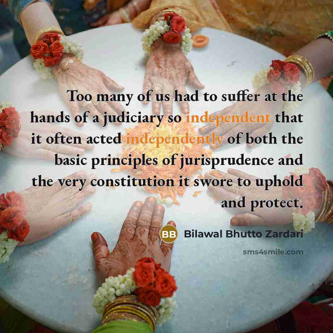 “Too many of us had to suffer at the hands…” quote by Bilawal Bhutto Zardari