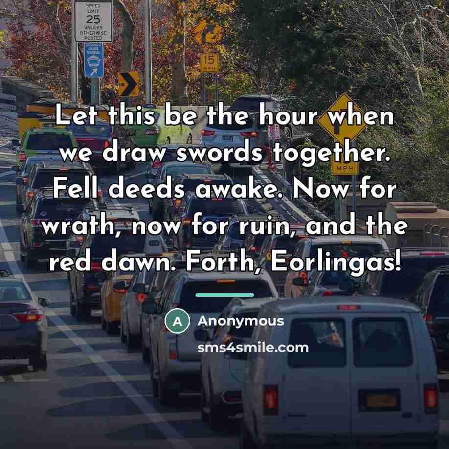 “Let this be the hour when we draw swords together.…” quote by Anonymous